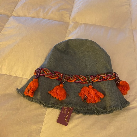 COPY - Glamourpuss denim bucket hat for rain or s… - Picture 2 of 10